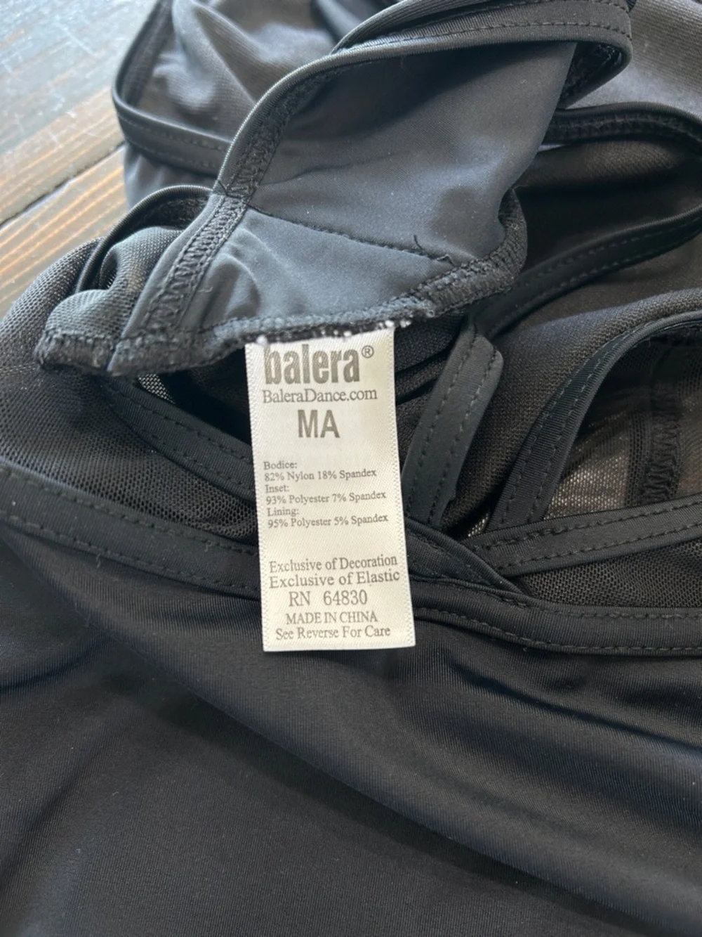 Balera Caged Waist Halter Leotard - Picture 3 of 3